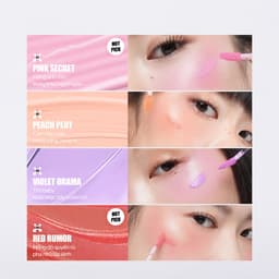 Thumbnail Má Hồng Kem Căng Bóng Glamrr Q Glow Lasting Fresh Blush 3.8g 4