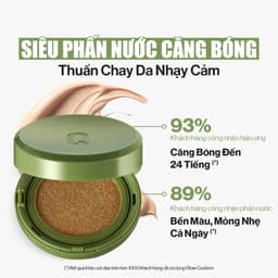 Thumbnail Siêu Phấn Nước Căng Bóng GLAMRR Q Vegan Super Glow Cushion SPF50+/PA++++ (1 lõi x 15g) 4