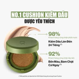 Thumbnail Siêu Phấn Nước Che Phủ GLAMRR Q Vegan Super Cover Cushion SPF50+/PA+++ (1 lõi x 15g) 3