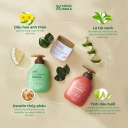 Thumbnail Dầu Gội Thảo Dược Cỏ Cây Hoa Lá Bưởi Trà Dưỡng Tóc Chắc Khỏe 350g - Dành Cho Tóc Khô Xơ, Hư Tổn 2