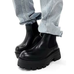 Thumbnail Giày da chelsea boots thời trang INICHI G1320 đế cao 7cm 1
