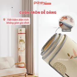 Thumbnail Thảm Cuộn Trải Sàn Cao Cấp XPE PAKEY Dày 2CM, 2 Mặt Êm Ái, Chống Trượt Cho Bé, Thảm Không Rãnh Bé Yêu Tập Bò Êm Ái 4