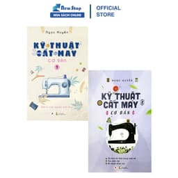 Thumbnail Sách - Combo Kỹ Thuật Cắt May Cơ Bản (Bộ 2 Cuốn) - HH 1
