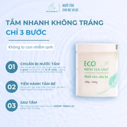 Thumbnail Com bo 2 lọ Muối tắm bé Sinh Dược Eco 400g 4