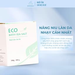 Thumbnail Com bo 2 lọ Muối tắm bé Sinh Dược Eco 400g 3