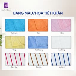 Thumbnail Khăn tắm Gia đình size lớn cao cấp Samy Bedding siêu mềm mịn, thấm hút tốt, dày dặn 3