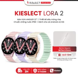 Thumbnail Đồng hồ thông minh nữ Kieslect Lora 2 | 1.3inch | Ultra AMOLED | 210mAh | Nghe gọi trực tiếp |Hàng Chính Hãng 1