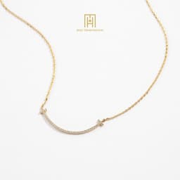 Thumbnail Dây chuyền vàng 10K Bảo Tín Mạnh Hải thiết kế khảm đá sang trọng PYD2V10KDH-502001 2