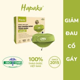 Thumbnail Đai Chườm Nóng Thảo Dược Hapaku Giảm Đau Cổ Gáy, Giúp Ngủ Ngon, Thư Giãn Cơ Thể 1