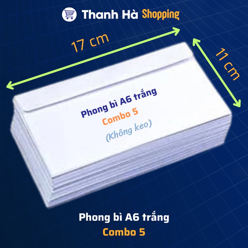 Ảnh Phong bì thư, Phong bì A6, A5, A4 trắng giấy chất lượng cao có keo dán sẵn tiện dụng 4