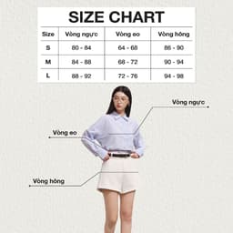 Thumbnail DOTTIE - Quần short dáng A - Trắng - Q0385 2