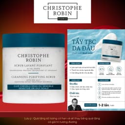 Thumbnail Tẩy tế bào chết da đầu chiết xuất Muối biển Christophe Robin 1