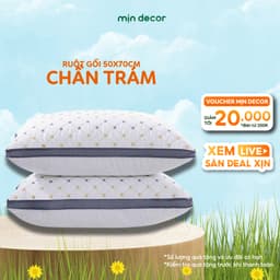 Thumbnail Ruột Gối Chần Trám Mịn Decor Form Cao Mềm Êm Kích Thước 50x70cm 1