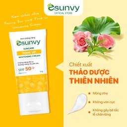 Thumbnail Kem chống nắng Esunvy Suncare Toneup Whitening Cream (Tuýp 50g) Phù Hợp Cho Mọi Loại Da 4
