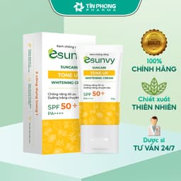 Thumbnail Kem chống nắng Esunvy Suncare Toneup Whitening Cream (Tuýp 50g) Phù Hợp Cho Mọi Loại Da 3