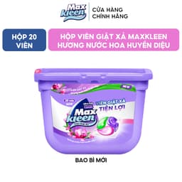Thumbnail Hộp Viên Giặt Xả MaxKleen Hương Nước Hoa Huyền Diệu 300g (20 Viên) 2