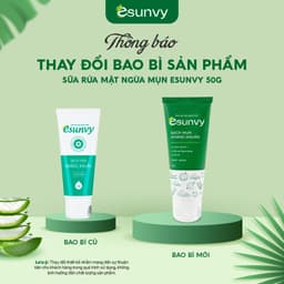Thumbnail Sữa Rửa Mặt Esunvy Giúp Kiểm Soát Bã Nhờn Sạch Mụn Dùng Cho Mọi Loại Da Tuýp 50g - 150g TMP003 3