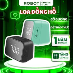 Thumbnail Loa Bluetooth 5.3 ROBOT RB170 Màn Hình LED Kiêm Đồng Hồ Báo Thức 1