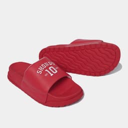 Thumbnail Dép Bánh Mì Nam Nữ Trendy 4 Quai Ngang Si, Hoạt Tiết Số 10, Thoải Mái, Siêu Nhẹ Shondo Nhiều Màu 4