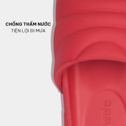 Thumbnail Dép Bánh Mì Nam Nữ Trendy 5 Quai Ngang Nhựa, Thoải Mái, Siêu Nhẹ Shondo Nhiều Màu 1