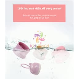 Thumbnail Hộp chia sữa bột KidAndMom hình gấu cho bé 3 tầng và 4 Tầng có quai đeo tiện dụng nhỏ gọn 4