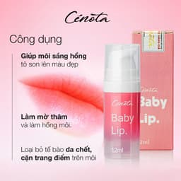 Thumbnail Gel Tẩy Da Chết Môi Sủi Bọt Cenota Baby Lip Khử Thâm, Làm Hồng Môi 12ml 3