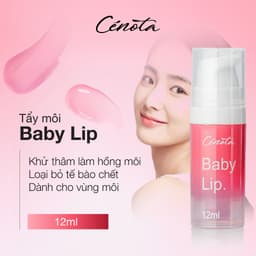 Thumbnail Gel Tẩy Da Chết Môi Sủi Bọt Cenota Baby Lip Khử Thâm, Làm Hồng Môi 12ml 1
