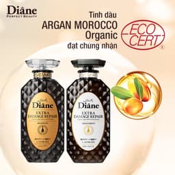 Thumbnail Combo dầu gội xả phục hồi tóc khô xơ chẻ ngọn gãy rụng hư tổn nặng Moist Diane Extra Damage Repair 2