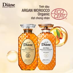 Thumbnail Combo dầu gội xả vào nếp tóc thẳng mượt phục hồi khô xơ hư tổn Moist Diane Extra Smooth & Straight 2