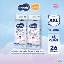 Thumbnail Bộ 2 Tã quần cao cấp Moony Bé Trai L44/XL38/XXL26/XXXL14 - Nhập khẩu Nhật Bản 2