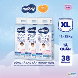 Thumbnail Bộ 3 Tã quần cao cấp Moony Bé Trai L44/XL38/XXL26/XXXL14 - Nhập khẩu Nhật Bản 1