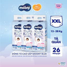 Thumbnail Bộ 3 Tã quần cao cấp Moony Bé Trai L44/XL38/XXL26/XXXL14 - Nhập khẩu Nhật Bản 2