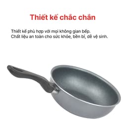 Thumbnail Chảo Sâu Vân Đá Bếp Từ Siêu Bền Happy Cook 24. 26, 28 cm 3