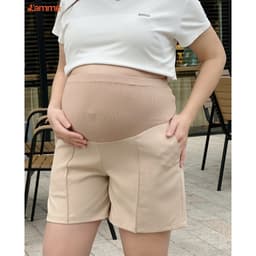 Thumbnail Quần short Urban Pants chất liệu text hàn co giãn nhẹ nhàng kết hợp đáp bụng mềm mại, dễ phối đồ thiết kế by L'amme 4