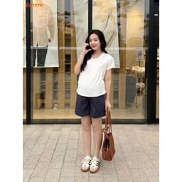 Thumbnail Quần short Urban Pants chất liệu text hàn co giãn nhẹ nhàng kết hợp đáp bụng mềm mại, dễ phối đồ thiết kế by L'amme 2