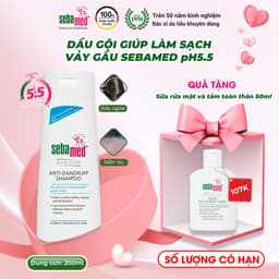 Thumbnail Dầu gội giúp giảm gàu Sebamed Hair Care Anti-Dandruff Shampoo pH5.5 (200ml) 1