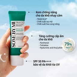 Thumbnail Some By Mi Kem chống nắng dưỡng ẩm Truecica Aqua Calming Suncream 50ml 3