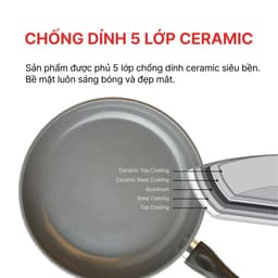 Thumbnail Chảo chống dính đáy từ Ceragreen 24cm, 26cm, 28cm, HAPPYCOOK 4