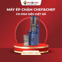 Thumbnail Máy Ép Chậm Mini Cao Cấp CHEF&CHEF CH-210A – Ép Kiệt Bã, Giữ Trọn Dinh Dưỡng 1