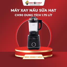 Thumbnail Máy Xay Nấu Sữa Hạt Đa Năng CHEF&CHEF CH90 – Bảng Điều Khiển Tiếng Việt, Xay Nhuyễn Dễ Dàng 1