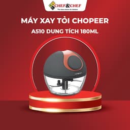 Thumbnail Dụng Cụ Xay Tỏi Ớt CHEF&CHEF A510 180ml – Lưỡi Dao Sắc Bén, Xay Nhanh & Tiện Lợi 1