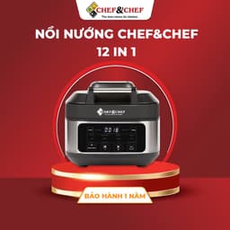 Thumbnail Nồi Nướng CHEF&CHEF 12 in 1 – Thiết Kế Hiện Đại, Sang Trọng 1
