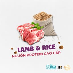 Thumbnail Thức ăn cho chó con - Thịt cừu, bò, gà HJ PREMIUM LAMB, RICE PUPPY - Bao 2kg 3