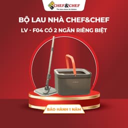 Thumbnail Bộ Lau Nhà CHEF&CHEF LV-F04 – 2 Ngăn Riêng Biệt, Tách Nước Bẩn, Thiết Kế Độc Đáo, Lau Siêu Sạch 1