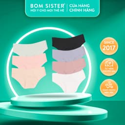 Thumbnail BOM Sister x Ngọc Trinh-Combo 5 quần lót thỏi son chất liệu su mát cao cấp, quần lót Nữ chống lộ viền, không bung MP2205 1