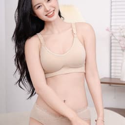 Thumbnail Áo lót bầu A1 không gọng chống chảy sệ có nút tháo thuận tiện, nâng đỡ tốt giữ dáng sau sinh  by L'AMME 1