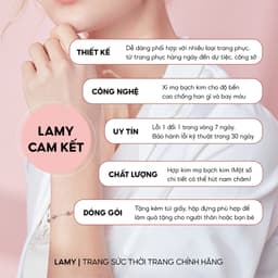 Thumbnail Dây chuyền nữ LAMY Bow Necklace Silver 6019 2