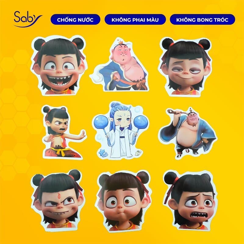 Ảnh Combo 50 Hình Sticker NATRA Cán Mịn, Chống Nước, Dán Sổ Sách, Laptop, Điện Thoại, Đàn Guitar, Mũ Bảo Hiểm, Vali 1