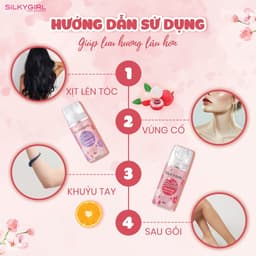 Thumbnail Xịt Thơm Toàn Thân và Tóc Silkygirl Fragrance Mist Hair And Body 50 ml - Hương Magic Dream 1