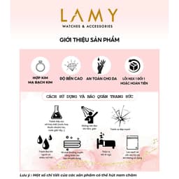 Thumbnail Vòng tay nữ LAMY Bow Silver Bracelet 2030 4
